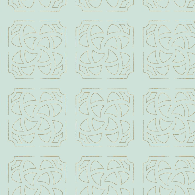 Papier peint Hortus bleu doux - BOTANICA - Casadeco - BOTA85936139