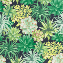 Papier peint Echeveria vert jungle - BOTANICA - Casadeco - BOTA85917396