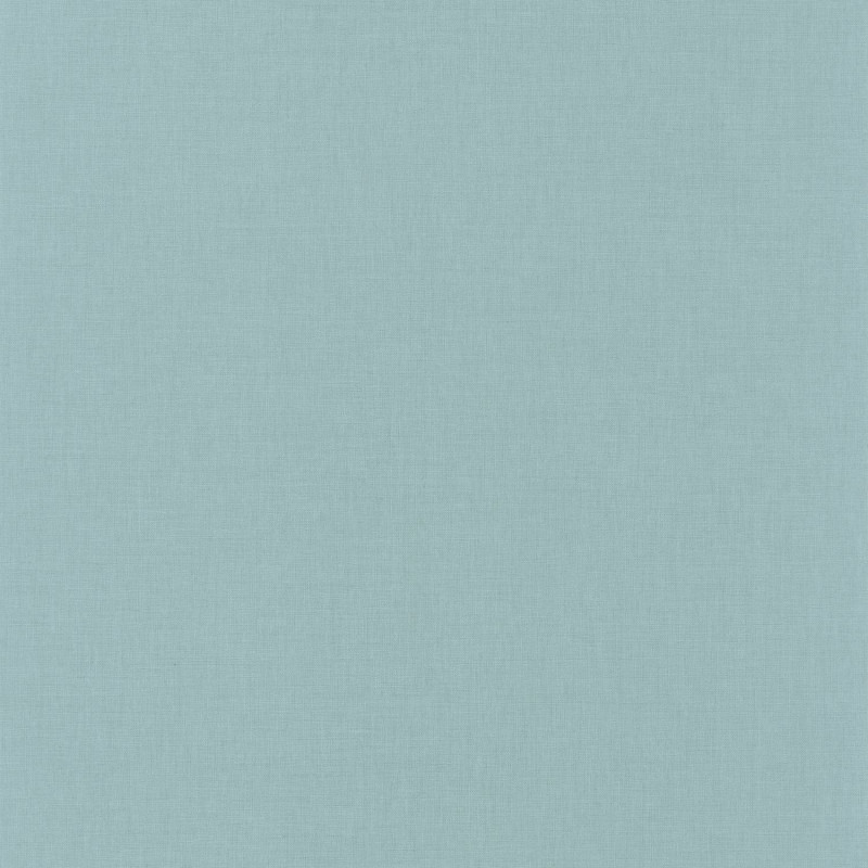 Papier peint Linen Uni teal blue - ONLY BLUE - Caselio - ONB68526066