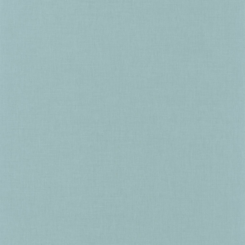 Papier peint Linen Uni teal blue - ONLY BLUE - Caselio - ONB68526066