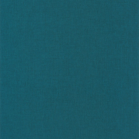 Papier peint Linen Uni smoke blue - ONLY BLUE - Caselio - ONB68526163