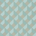 Papier peint Square smoke blue doré - ONLY BLUE - Caselio - ONB100126120