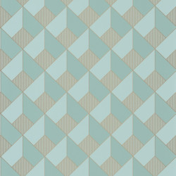 Papier peint Square smoke blue doré - ONLY BLUE - Caselio - ONB100126120