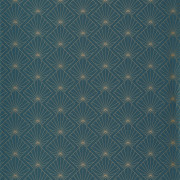 Papier peint Sunrise teal blue doré - ONLY BLUE - Caselio - ONB101236100