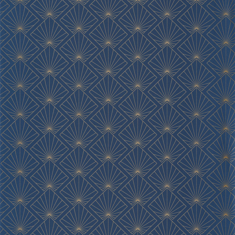 Papier peint Sunrise midnight blue doré - ONLY BLUE - Caselio - ONB101236221