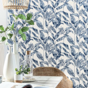 Papier peint Delicate midnight blue  - ONLY BLUE - Caselio - ONB102636225