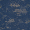 Papier peint Journey midnight blue doré - ONLY BLUE - Caselio - ONB102646290