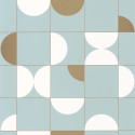 Papier peint Diabolo smoke blue doré - ONLY BLUE - Caselio - ONB102666028