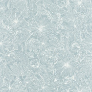 Papier peint Tropical Sun smoke blue - ONLY BLUE - Caselio - ONB102686000