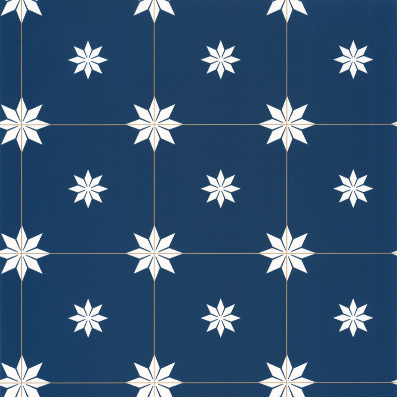 Papier peint Trendy Tiles midnight blue doré - ONLY BLUE - Caselio - ONB102716202