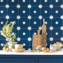 Papier peint Trendy Tiles midnight blue doré - ONLY BLUE - Caselio - ONB102716202