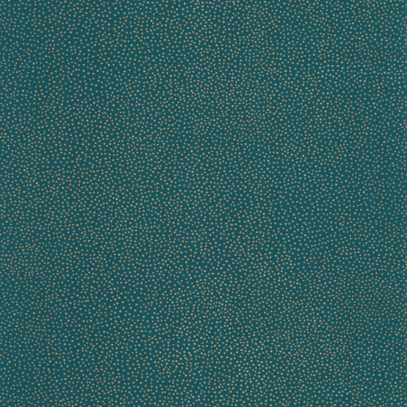 Papier peint Green Life Sparkle bleu madura or - SEA YOU SOON - Caselio - SYO101736128