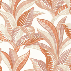 Papier peint Vitamin Sea corail beige - SEA YOU SOON - Caselio - SYO102763465