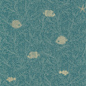 Papier peint Fish And Chips bleu nuit doré - SEA YOU SOON - Caselio - SYO102776680