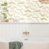 Papier peint Whale Done blanc doré - SEA YOU SOON - Caselio - SYO102790266