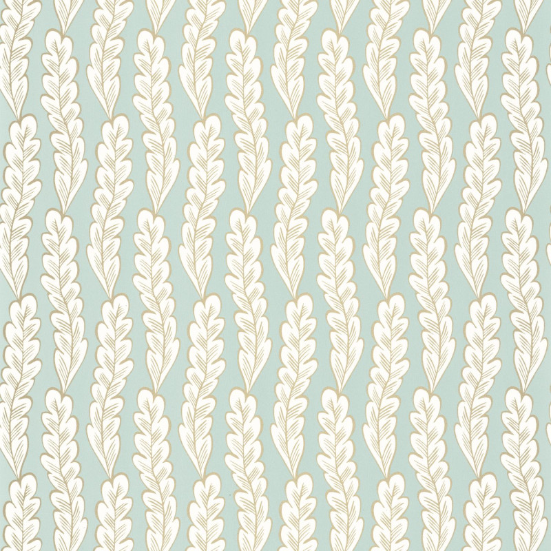Papier peint Seacret Spot vert d'eau doré - SEA YOU SOON - Caselio - SYO102817720