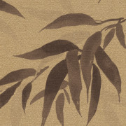 Papier peint Bambous marron fond beige - KIMONO - Rasch - 409765