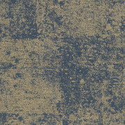 Papier peint Faux Uni Brillant bleu marine doré - KIMONO - Rasch - 410723