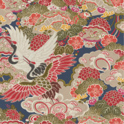 Papier peint Japon fuschia - KIMONO - Rasch - 409352