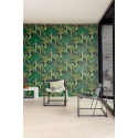 Papier peint Amazone Greenery - OLIVIA - Zoom by Masureel - OLI203