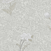 Papier peint Dahlia Snow - OLIVIA - Zoom by Masureel - OLI301