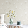 Papier peint Dahlia Snow - OLIVIA - Zoom by Masureel - OLI301