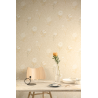 Papier peint Dahlia Camel - OLIVIA - Zoom by Masureel - OLI304