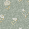 Papier peint Dahlia Teal - OLIVIA - Zoom by Masureel - OLI305