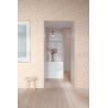 Papier peint Lauris Rose - OLIVIA - Zoom by Masureel - OLI402