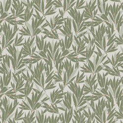 Papier peint Lauris Olive - OLIVIA - Zoom by Masureel - OLI403