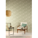 Papier peint Lauris Olive - OLIVIA - Zoom by Masureel - OLI403
