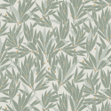 Papier peint Lauris Teal - OLIVIA - Zoom by Masureel - OLI405