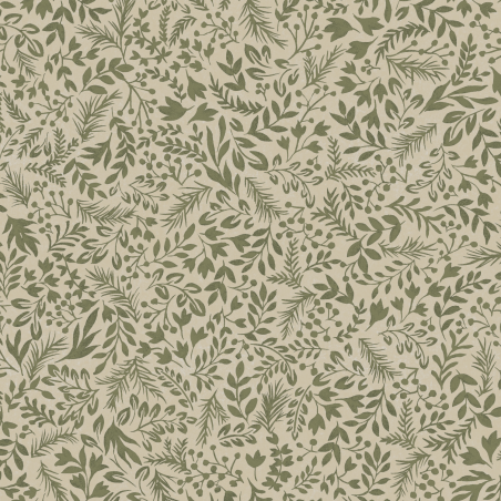 Papier peint Rio Olive - OLIVIA - Zoom by Masureel - OLI508