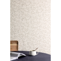 Papier peint Wildflower Oyster - OLIVIA - Zoom by Masureel - OLI601