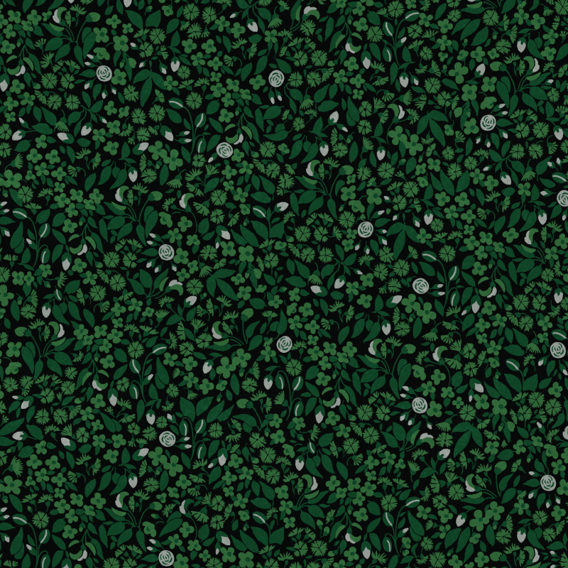 Papier peint Wildflower Greenery - OLIVIA - Zoom by Masureel - OLI603