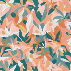 Papier peint Fauve terracotta rose doré - IMAGINATION - Caselio - IMG102163049