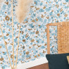Papier peint Naiveté bleu beige doré - IMAGINATION - Caselio - IMG102196027