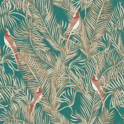 Papier peint Enchantment vert émeraude irisé - DREAM GARDEN - Caselio - DGN102257130