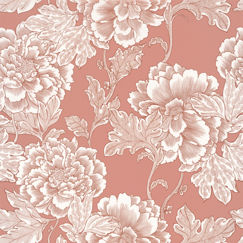 Papier peint Romance terracotta cuivre - DREAM GARDEN - Caselio - DGN102264049