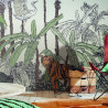 Panoramique La Jungle Enchantée multicouleurs - BEATYFULL IMAGE 2 - Caselio - BFM102433296