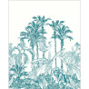 Panoramique La Jungle Enchantée bleu - BEATYFULL IMAGE 2 - Caselio - BFM102436060