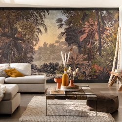 Panoramique Dreamlike Landscape marron clair kaki - BEAUTY FULL IMAGE 2 - Caselio - BFM102612272