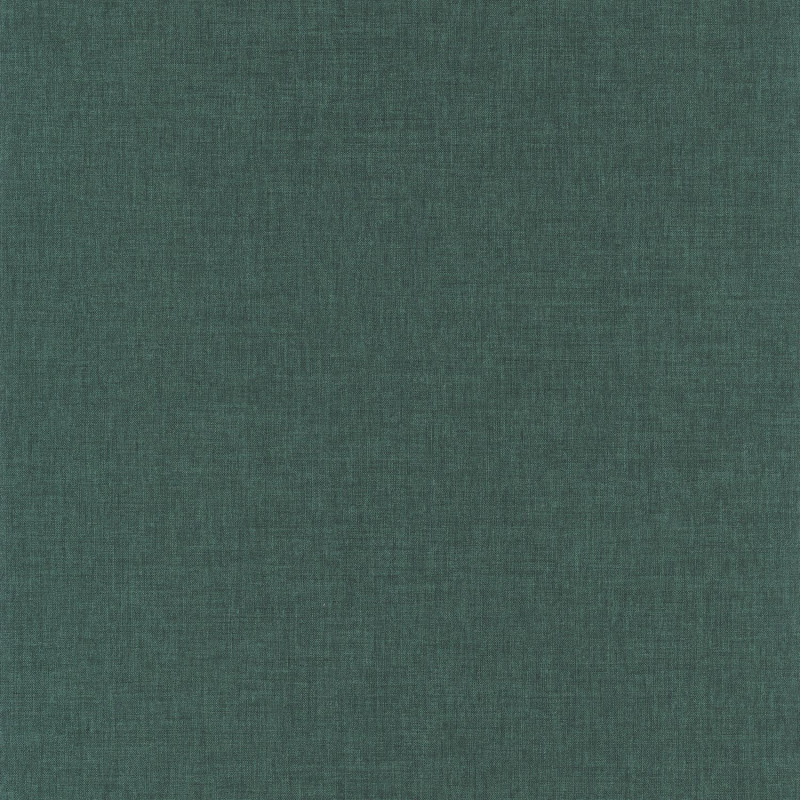 Papier peint Linen uni vert émeraude - BEAUTY FULL IMAGE - Caselio - BFI68527272