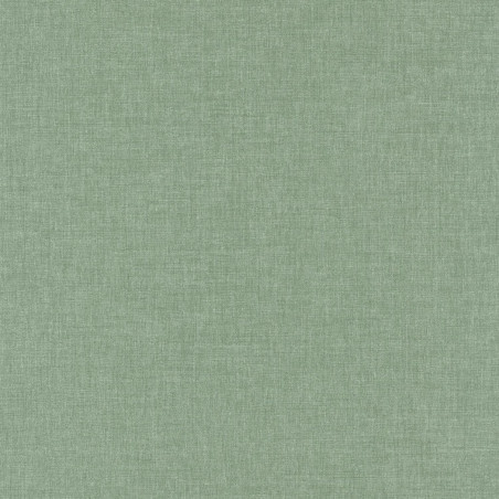 Papier peint Linen uni vert de gris - BEAUTY FULL IMAGE - Caselio - BFI68527190