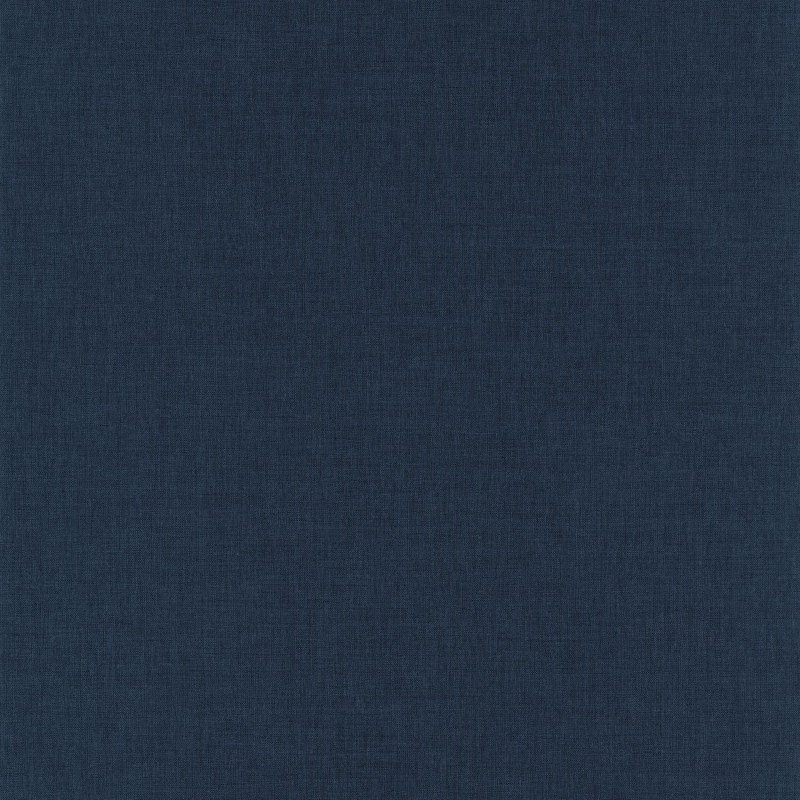 Papier peint Linen uni bleu marine - BEAUTY FULL IMAGE - Caselio - BFI68526640