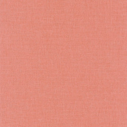 Papier peint Linen Uni rose orangé - MOOVE - Caselio - MVE68523698