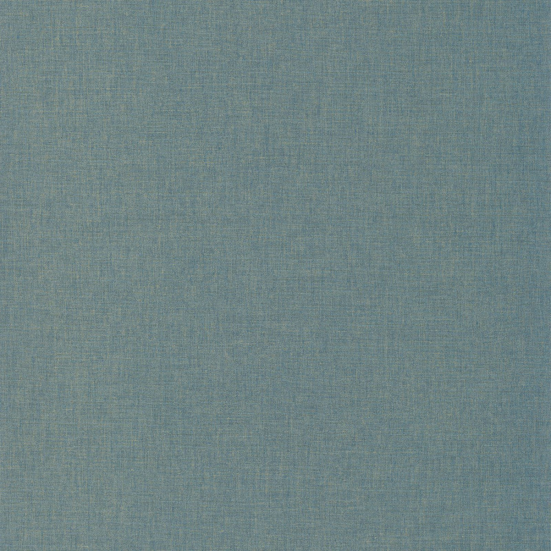 Papier peint Linen Uni Métallisé bleu or - LINEN - Caselio - LINN68526320