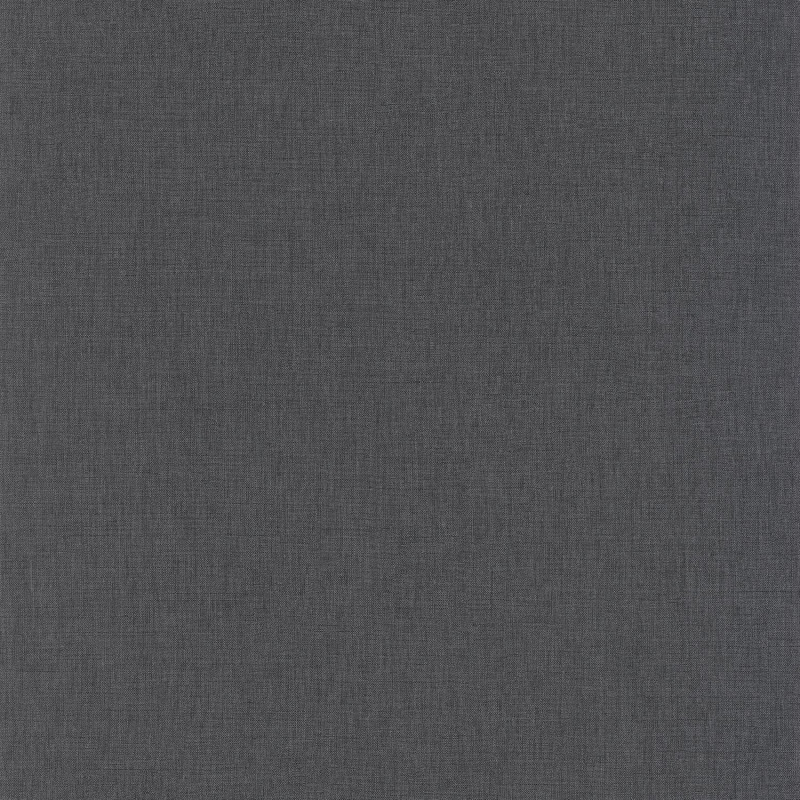 Papier peint Linen uni noir - LINEN - Caselio - INN68529560