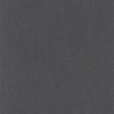 Papier peint Linen uni noir - LINEN - Caselio - INN68529560