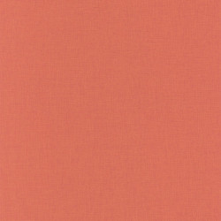 Papier peint Linen Uni corail - LINEN - Caselio - INN68523400